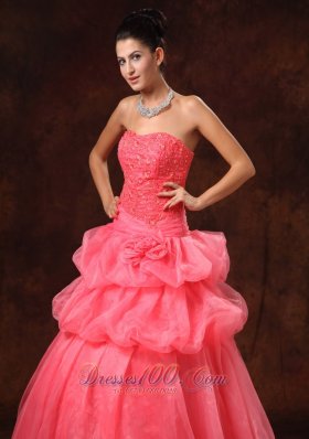 Pick-ups Prom Formal dressTiered Ruffles Beading