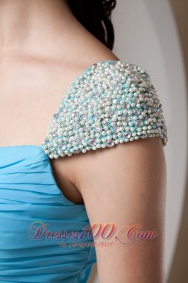 Mother of the Bride Dress Cap Sleeves Brush Train