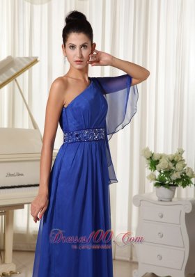 One Shoulder With 1/2-length Sleeve Mother Of The Bride Dress