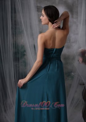 Bridesmaid Dress Floral Trimmed Decorated Front Chiffon