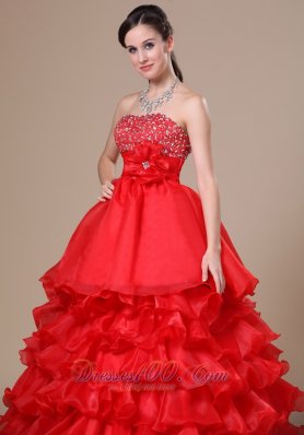 Prom / Evening Dress Ruffled Layers Prom / Evening Dress