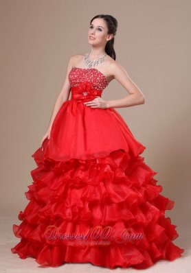 Prom / Evening Dress Ruffled Layers Prom / Evening Dress