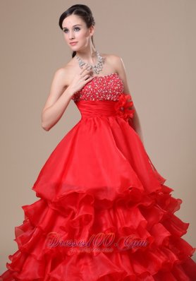 Prom / Evening Dress Ruffled Layers Prom / Evening Dress