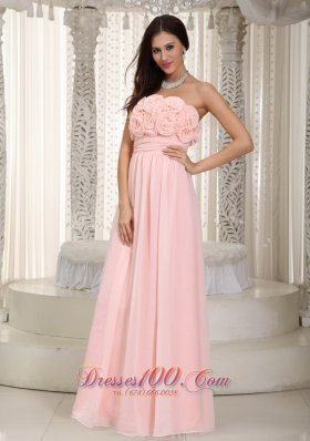 Flowers Besiged Bust Prom Dress Empire 2013