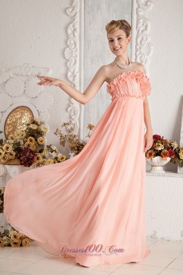 Watermelon Empire Prom Dress Petals Bustline
