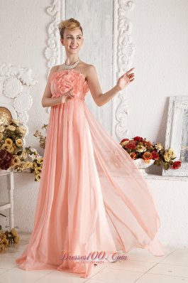 Watermelon Empire Prom Dress Petals Bustline