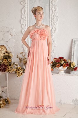 Watermelon Empire Prom Dress Petals Bustline