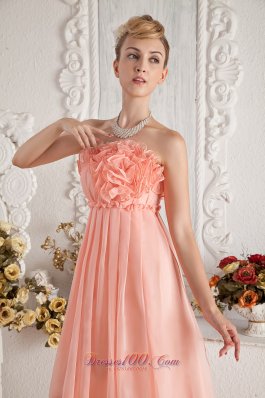 Watermelon Empire Prom Dress Petals Bustline