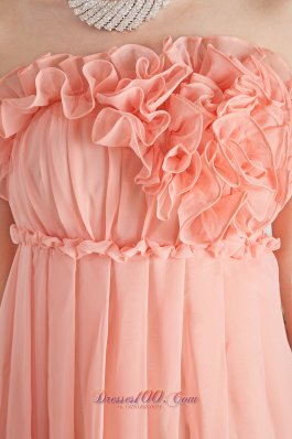 Watermelon Empire Prom Dress Petals Bustline