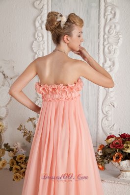 Watermelon Empire Prom Dress Petals Bustline