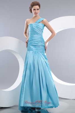 Prom / Evening Dress Mermaid Asymmetrical One Shoulder Ruched