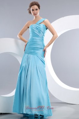 Prom / Evening Dress Mermaid Asymmetrical One Shoulder Ruched