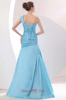 Prom / Evening Dress Mermaid Asymmetrical One Shoulder Ruched