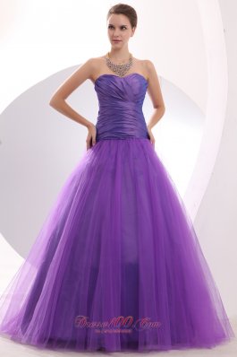 Prom / Evening Dress Ruched Decorated Tulle Skirt Prom Gowns