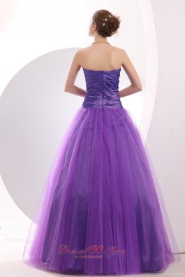 Prom / Evening Dress Ruched Decorated Tulle Skirt Prom Gowns