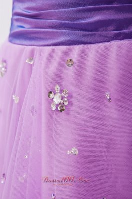 A-line / Princess Prom Dress Beading Decorated Skirt