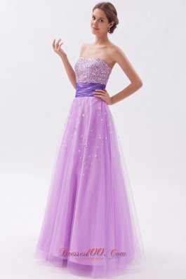 A-line / Princess Prom Dress Beading Decorated Skirt