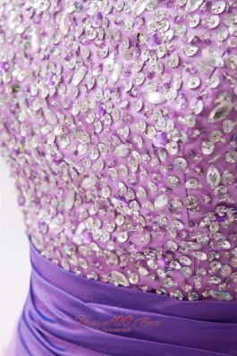 A-line / Princess Prom Dress Beading Decorated Skirt