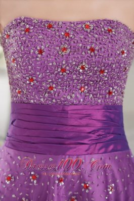 PrincessTulle and Taffeta Beading Prom / Graduation Dress