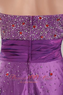 PrincessTulle and Taffeta Beading Prom / Graduation Dress