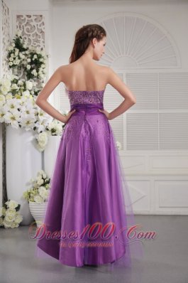 PrincessTulle and Taffeta Beading Prom / Graduation Dress