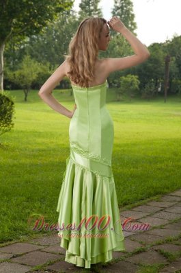 Mermaid High-low Taffeta Prom Dress with Pleating