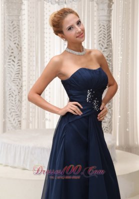 Bridesmaid Dress Beaded Decorate Waist Ruched