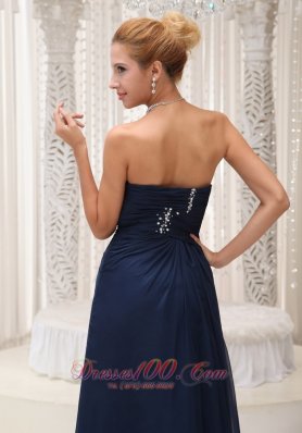 Bridesmaid Dress Beaded Decorate Waist Ruched