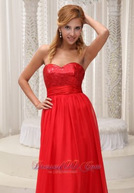 Prom / Evening Dress Sequined Up Bodice Chiffon