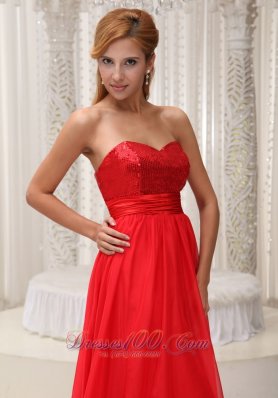 Prom / Evening Dress Sequined Up Bodice Chiffon