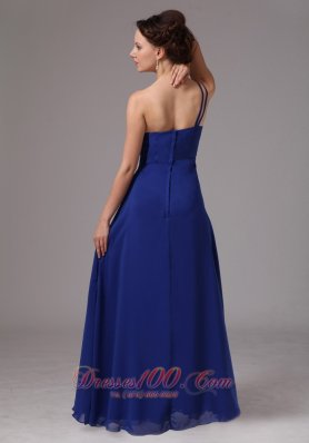 Asymmetrical One Shoulder with Appliques Prom / Evening Dress