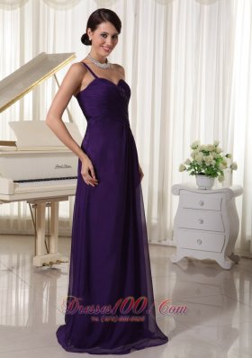 Prom Dress Floor-length Black Appliques One Shoulder