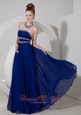 Empire Prom Dress Chiffon Beading Pattern