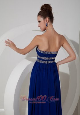 Empire Prom Dress Chiffon Beading Pattern