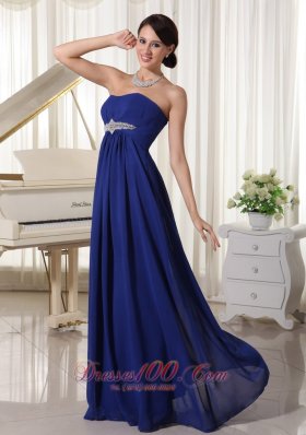 Empire Beaded Prom Dress For Formal Strapless