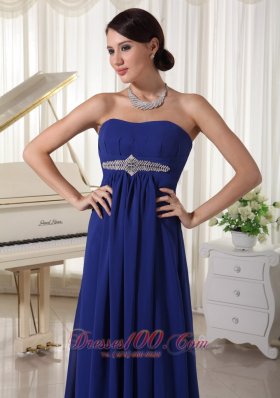 Empire Beaded Prom Dress For Formal Strapless