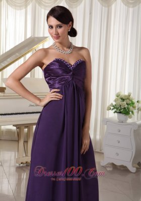 Taffeta and Chiffon Beaded Bustline Prom / Evening Dress