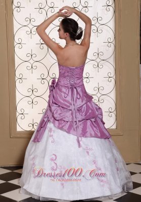 Beading Taffeta and Organza Prom Dress Ruffles Appliques