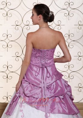 Beading Taffeta and Organza Prom Dress Ruffles Appliques