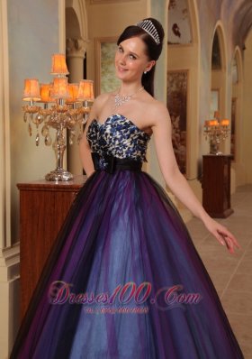 Prom / Pageant Dress Leopard and Organza Colorful