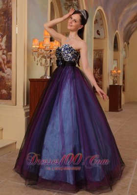 Prom / Pageant Dress Leopard and Organza Colorful