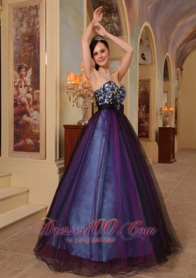 Prom / Pageant Dress Leopard and Organza Colorful