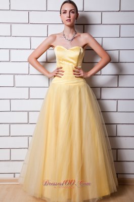 Gold Prom Dress Ruch Design Your Own