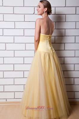 Gold Prom Dress Ruch Design Your Own