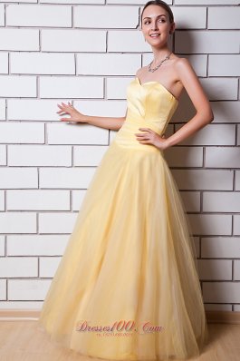 Gold Prom Dress Ruch Design Your Own