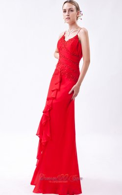 Spaghetti Straps Beading prom Gown Under 150
