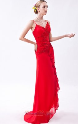 Spaghetti Straps Beading prom Gown Under 150