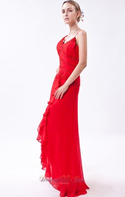 Spaghetti Straps Beading prom Gown Under 150