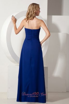 Royal Blue Prom Evening Dress Around 100 Beading