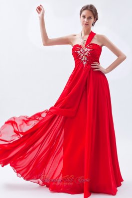 Discount Red Prom Dress One Shoulder